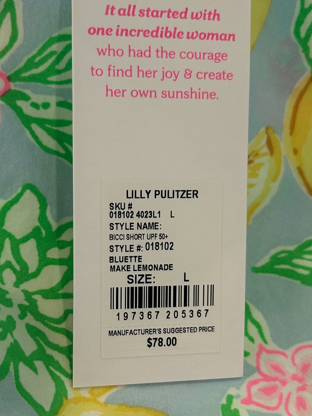 NWT Lilly Pulitzer Luxletic Shorts Sz 14 - Picture 2 of 4